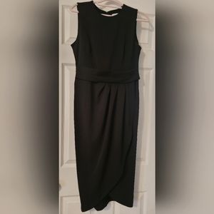 Calvin Klein Black Sleeveless Midi Dress